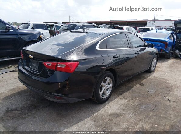 1G1ZB5ST4JF171878 2018 CHEVROLET MALIBU Черный Задняя правая четверть