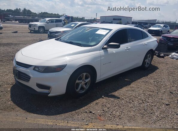 1G1ZB5ST4JF207388 2018 CHEVROLET MALIBU White Przód lewy