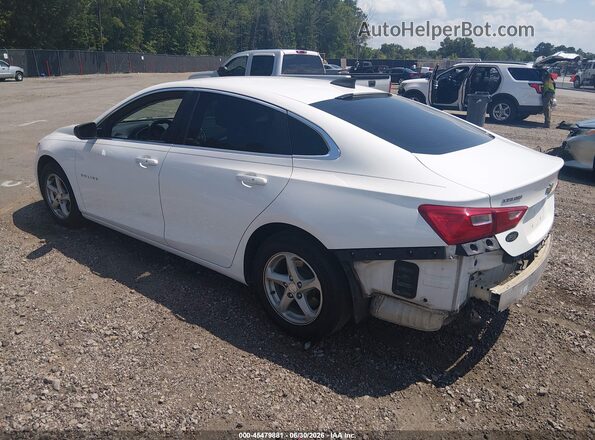 1G1ZB5ST4JF207388 2018 CHEVROLET MALIBU White Tył lewy
