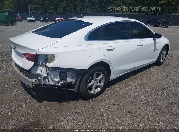 1G1ZB5ST4JF207388 2018 CHEVROLET MALIBU White Tył prawy