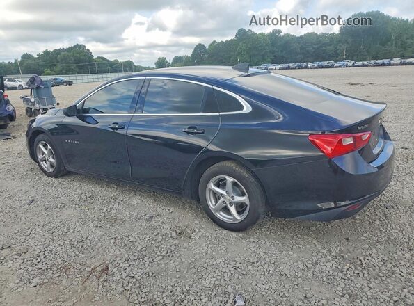 1G1ZB5ST4JF258227 2018 CHEVROLET MALIBU Black Tył lewy