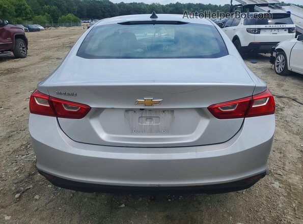 1G1ZB5ST4JF282673 2018 CHEVROLET MALIBU Silver Вид ззаду