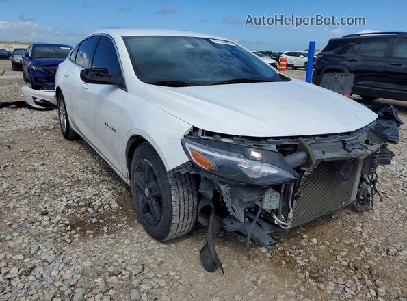 1G1ZB5ST4LF141685 2020 CHEVROLET MALIBU Белый Передняя правая четверть