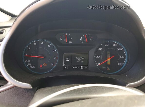 1G1ZB5ST4LF141685 2020 CHEVROLET MALIBU Белый Вид щитка приборов