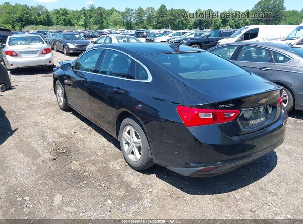 1G1ZB5ST4MF044097 2021 CHEVROLET MALIBU Black Trasero izquierdo