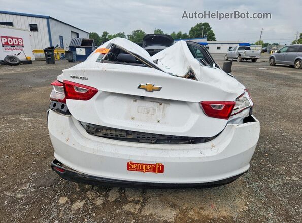 1G1ZB5ST4MF085278 2021 CHEVROLET MALIBU White უკანა ხედი