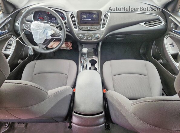 1G1ZB5ST4NF202908 2022 CHEVROLET MALIBU Угольный Вид панели приборов