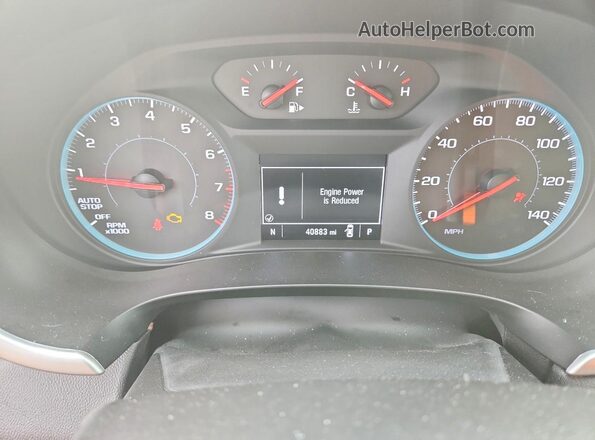 1G1ZB5ST4NF202908 2022 CHEVROLET MALIBU Угольный Вид щитка приборов