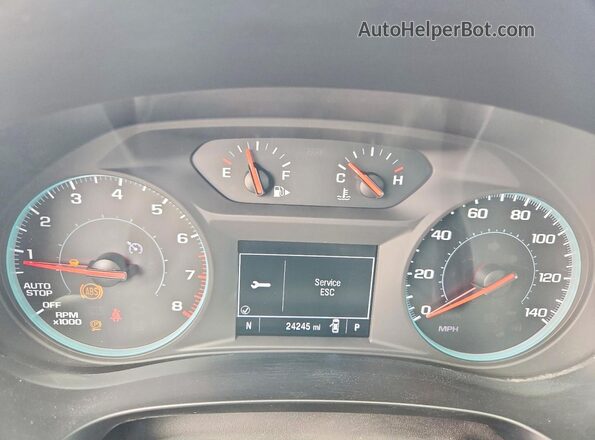 1G1ZB5ST4SF112413 2025 CHEVROLET MALIBU Синий Вид щитка приборов