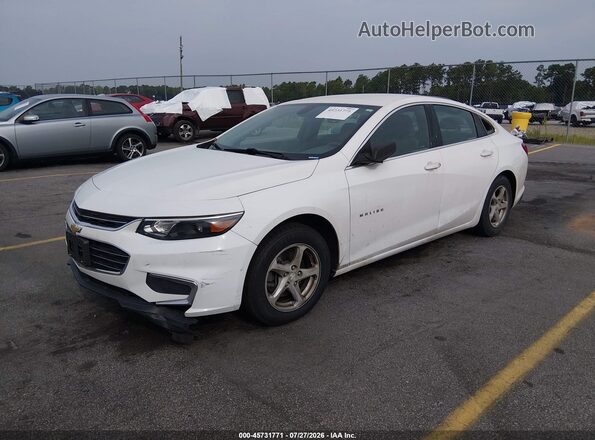 1G1ZB5ST5GF216352 2016 CHEVROLET MALIBU White Առջևի ձախ երեք քառորդ տեսարան