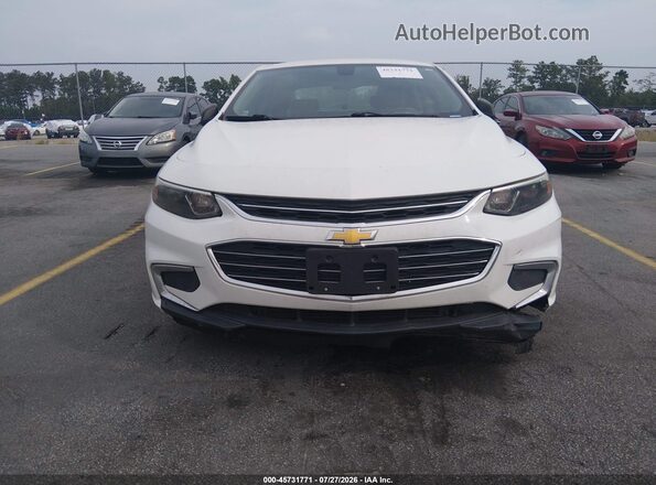 1G1ZB5ST5GF216352 2016 CHEVROLET MALIBU White Դիմացի տեսք