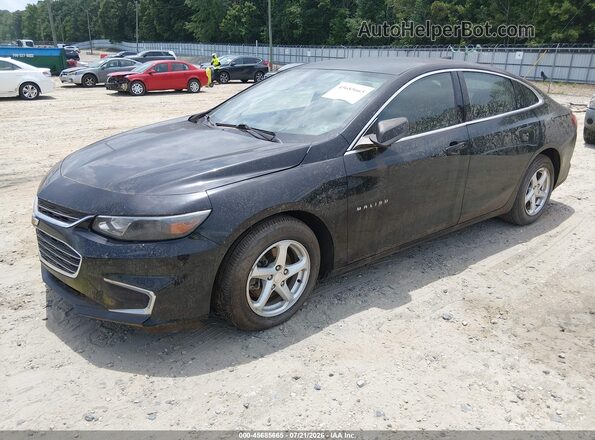 1G1ZB5ST5GF264837 2016 CHEVROLET MALIBU Black Przód lewy