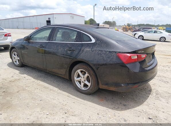 1G1ZB5ST5GF264837 2016 CHEVROLET MALIBU Black Tył lewy