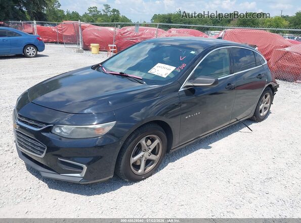 1G1ZB5ST5GF280519 2016 CHEVROLET MALIBU Black Front left