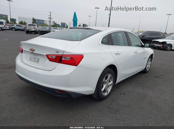 1G1ZB5ST5GF310800 2016 CHEVROLET MALIBU White Trasero derecho