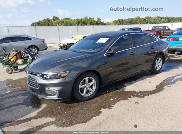 1G1ZB5ST5HF280036 2017 CHEVROLET MALIBU Gray Vista tres cuartos delantera izquierda