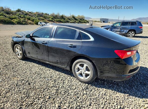1G1ZB5ST5HF290095 2017 CHEVROLET MALIBU Black Trasero izquierdo