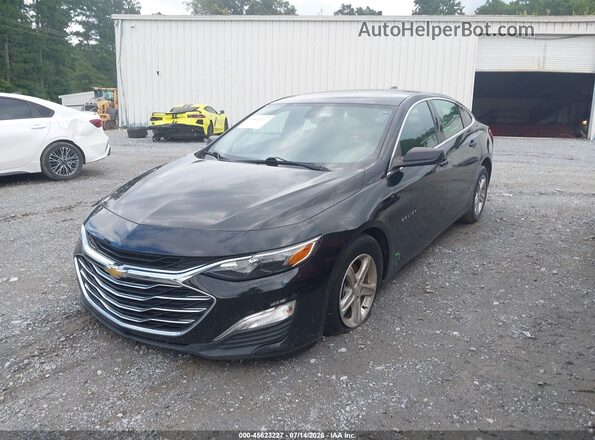 1G1ZB5ST5KF128944 2019 CHEVROLET MALIBU Black წინა მარცხენა ხედი სამი მეოთხედიდან