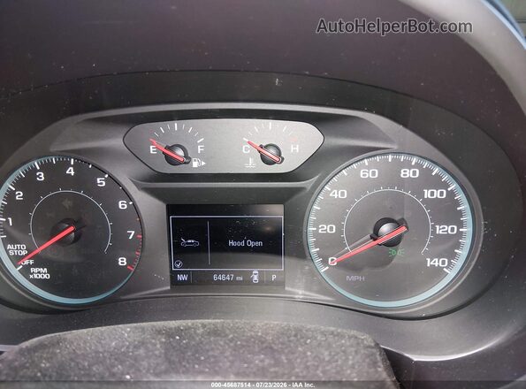 1G1ZB5ST5KF129432 2019 CHEVROLET MALIBU Blue უკანა სავარძლების ხედი