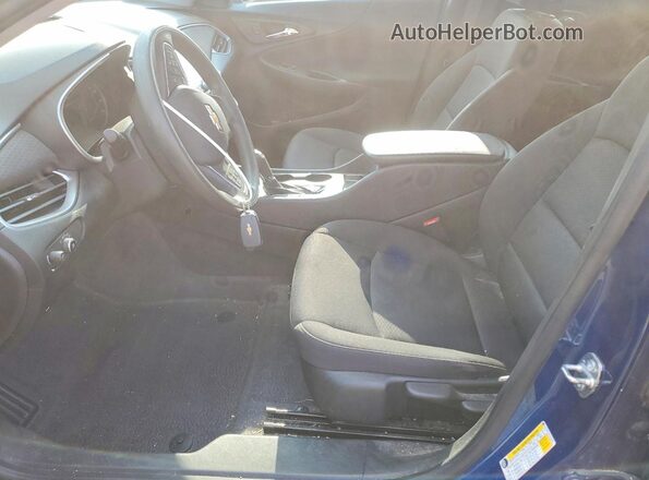 1G1ZB5ST5KF210835 2019 CHEVROLET MALIBU Blue Вид салону спереду