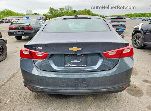 1G1ZB5ST5LF121560 2020 CHEVROLET MALIBU Blue უკანა ხედი