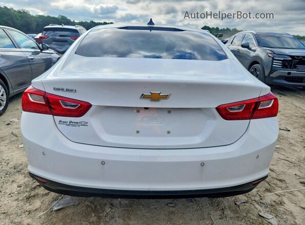 1G1ZB5ST5MF045551 2021 CHEVROLET MALIBU White უკანა ხედი
