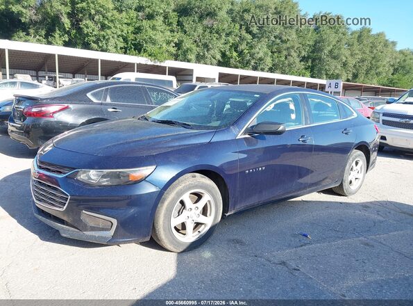 1G1ZB5ST6GF346835 2016 CHEVROLET MALIBU Blue Передня ліва чверть