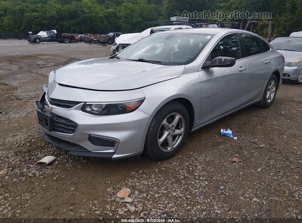 1G1ZB5ST6GF355809 2016 CHEVROLET MALIBU Silver Front left