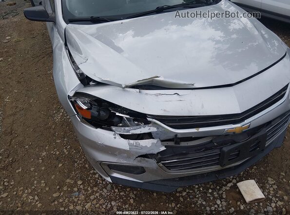 1G1ZB5ST6GF355809 2016 CHEVROLET MALIBU Silver Front view
