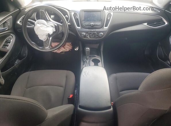 1G1ZB5ST6HF220573 2017 CHEVROLET MALIBU Black Вид панелі приладів
