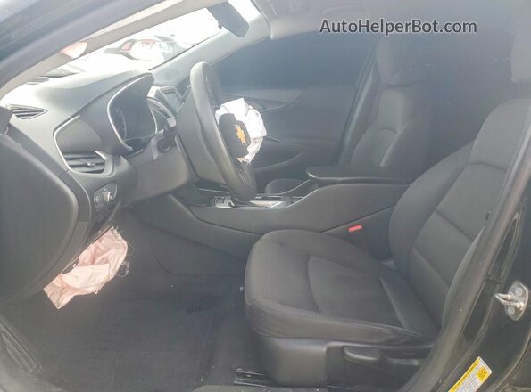 1G1ZB5ST6HF220573 2017 CHEVROLET MALIBU Black Вид салону спереду