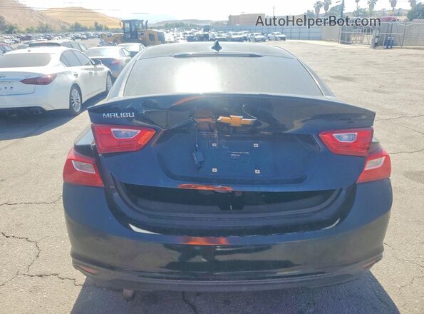 1G1ZB5ST6HF220573 2017 CHEVROLET MALIBU Black Вид ззаду
