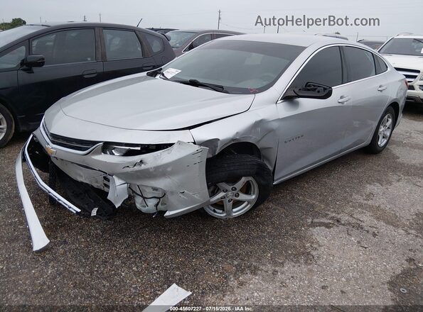 1G1ZB5ST6HF255579 2017 CHEVROLET MALIBU Silver Առջևի ձախ երեք քառորդ տեսարան