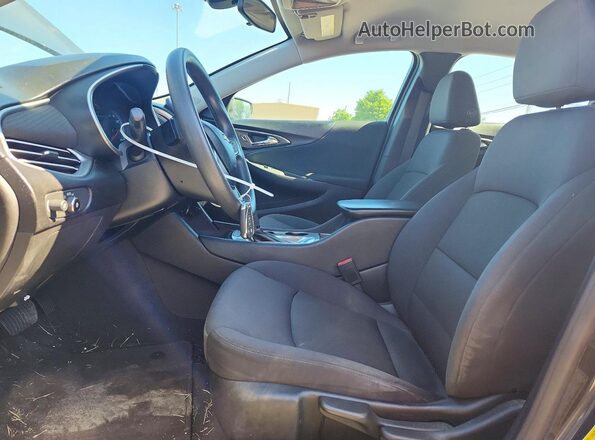 1G1ZB5ST6HF267151 2017 CHEVROLET MALIBU Black წინა სალონის ხედი