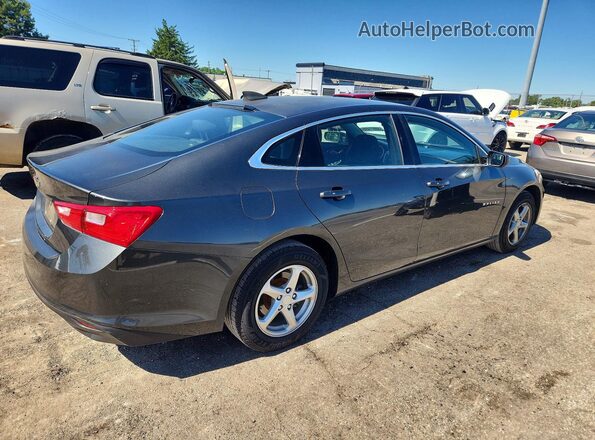 1G1ZB5ST6HF267151 2017 CHEVROLET MALIBU Black უკანა მარჯვენა