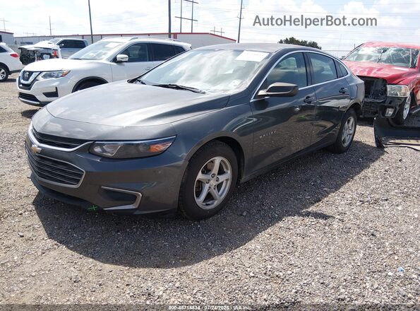 1G1ZB5ST6JF117112 2018 CHEVROLET MALIBU Gray Przód lewy