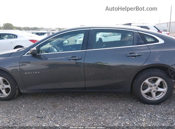 1G1ZB5ST6JF117112 2018 CHEVROLET MALIBU Gray 