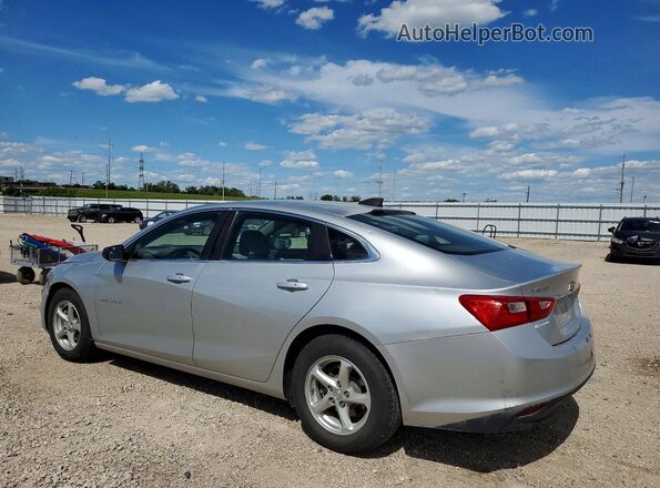 1G1ZB5ST6JF118583 2018 CHEVROLET MALIBU Silver Задня ліва чверть