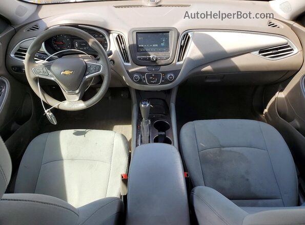 1G1ZB5ST6JF118583 2018 CHEVROLET MALIBU Silver Вид панелі приладів
