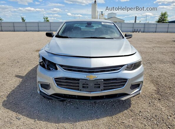 1G1ZB5ST6JF118583 2018 CHEVROLET MALIBU Silver Вид спереду