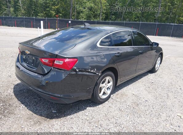 1G1ZB5ST6JF172529 2018 CHEVROLET MALIBU Gray Trasero derecho