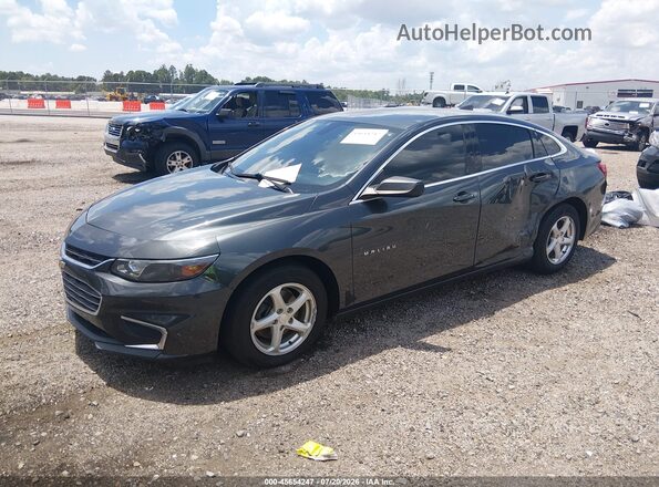 1G1ZB5ST6JF172529 2018 CHEVROLET MALIBU Gray Vista tres cuartos delantera izquierda