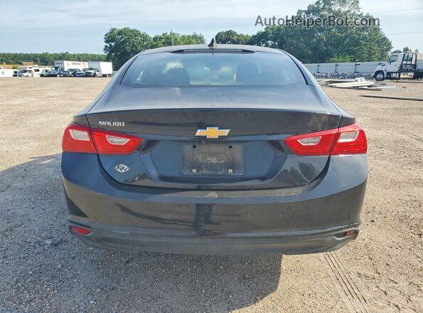 1G1ZB5ST6JF201723 2018 CHEVROLET MALIBU Black უკანა ხედი