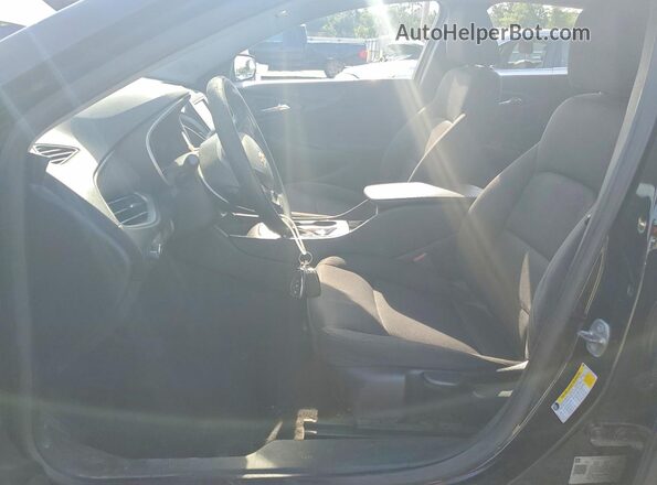 1G1ZB5ST6JF201723 2018 CHEVROLET MALIBU Black წინა სალონის ხედი