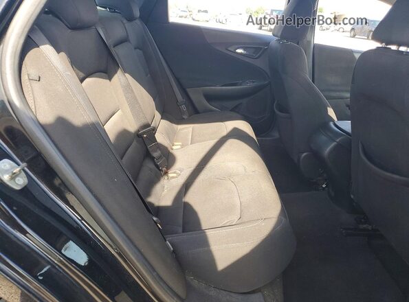 1G1ZB5ST6JF201723 2018 CHEVROLET MALIBU Black უკანა სავარძლების ხედი