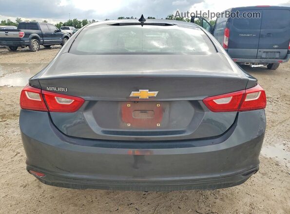 1G1ZB5ST6JF216657 2018 CHEVROLET MALIBU Серый Вид сзади
