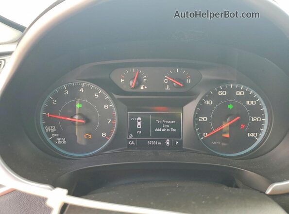 1G1ZB5ST6JF216657 2018 CHEVROLET MALIBU Серый Вид щитка приборов