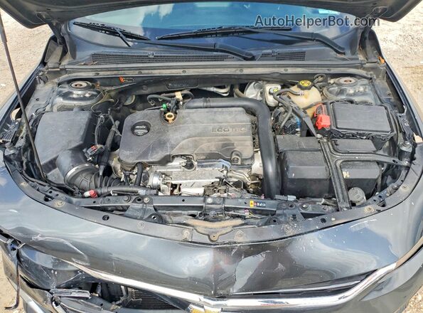 1G1ZB5ST6JF216657 2018 CHEVROLET MALIBU Серый Вид задней части салона