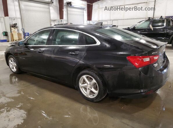 1G1ZB5ST6JF282755 2018 CHEVROLET MALIBU Black Հետևի ձախ