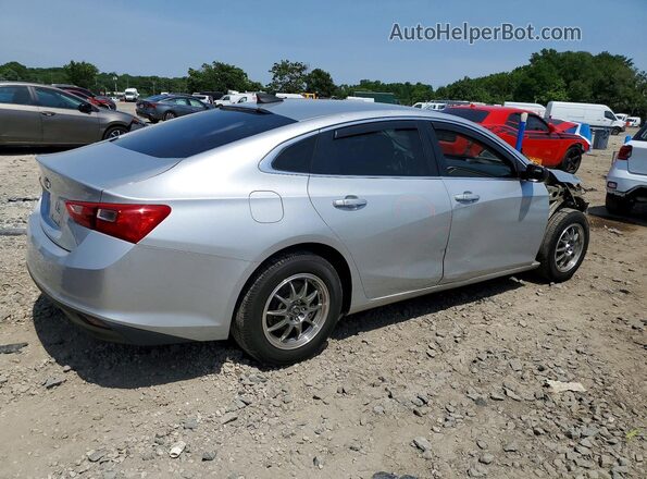 1G1ZB5ST6JF282951 2018 CHEVROLET MALIBU Silver Trasero derecho